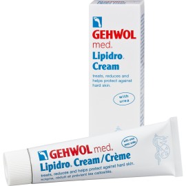 Gehwol Med Lipidro Cream with Urea 10%, Κρέμα για την φροντίδα της ξηρής & ευαίσθητης επιδερμίδας των ποδιών 125ml