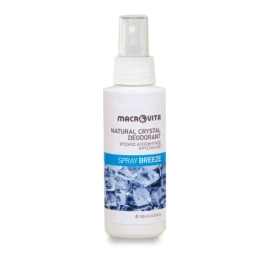 Macrovita Natural Crystal Deodorant Spray Breeze, Φυσικός Αποσμητικός Κρύσταλλος με Αιθέριο Θαλασσινό Άρωμα 100ml