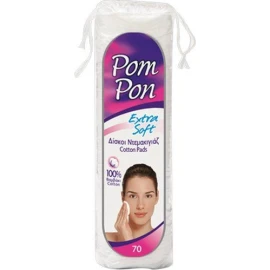 Pom Pon Extra Soft, Δίσκοι Ντεμακιγιάζ, 70τεμάχια