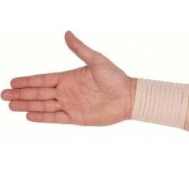 Adco Elastic Wrist Wrap 03202, Περικάρπιο Απλό Αεριζόμενo Ιδανικό για πρόληψη & ήπιες παθήσεις - κακώσεις του καρπού 1 τμχ : Small
