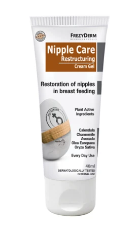 Frezyderm Nipple Care Restructuring Cream-Gel, Kρέμα Ειδικής Αγωγής για την Αποκατάσταση των Θηλών απο τις επιπτώσεις του θηλασμού 40ml