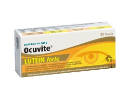 Bausch & Lomb Ocuvite Lutein Forte, Συπμλήρωμα Διατροφής Για Καλή Λειτουργία Των Ματιών 30tabs