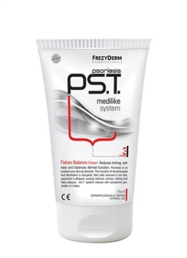 Frezyderm PS.T. Flakes Balance Cream Step3, Eξειδικευμένη βιομιμητική Kρέμα, Μειώνει την Ερυθρότητα & τον Κνησμό & Αποκαθιστά το Ψωριασικό δέρμα 75ml