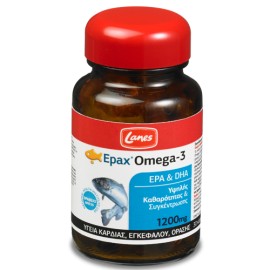 Lanes Εpax Omega 3, Συμπλήρωμα Διατροφής με Ωμέγα-3 30 Μαλακές Κάψουλες