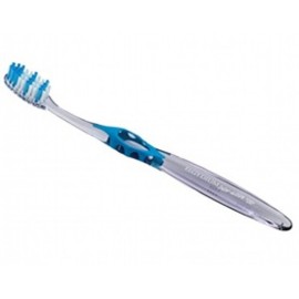 Elgydium Inter-active Soft Toothbrush, Οδοντόβουρτσα Μαλακή με στρογγυλεμένες άκρες σε Μπλέ Χρώμα, 1 τμχ