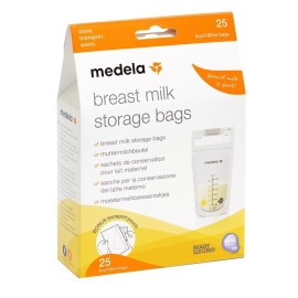 Medela Breast Milk Storage Bags, Σακουλάκια Φύλαξης Μητρικού Γάλακτος 25τμχ