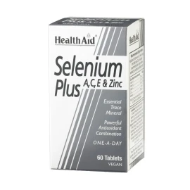 Health Aid Selenium 100mg & Vitamin E 400iu, Συμπλήρωμα για την ενίσχυση του ανοσοποιητικού συστήματος, 30caps