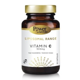 Power Health Liposomal Range Vitamin C 500mg, Συμπλήρωμα Διατροφής με Βιταμίνη C για τη Φυσιολογική Λειτουργία του Ανοσοποιητικού 30caps