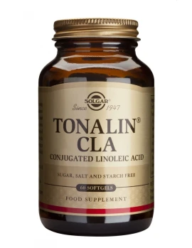 Solgar Tonalin CLA, Συμπλήρωμα για μείωση του αποθηκευμένου υποδόριου λίπους & την καταπολέμηση της παχυσαρκίας, ενώ δρα θετικά στη διατήρηση του μυϊκού ιστού, 60softgels