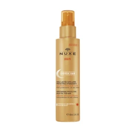 Nuxe Sun Moisturising Milky Oil for Hair, Αντηλιακό Ενυδατικό Προστατευτικό Γαλάκτωμα Μαλλιών με Υάκινθο και Ηλίανθο 100ml