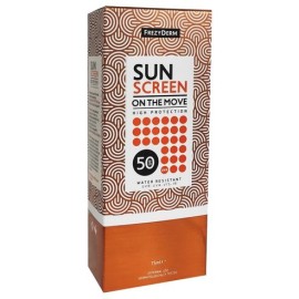 Frezyderm Sunscreen Face Spray On The Move SPF50, Αντηλιακό Mist Υψηλής Προστασίας για Ταχύτατη Εφαρμογή 75ml
