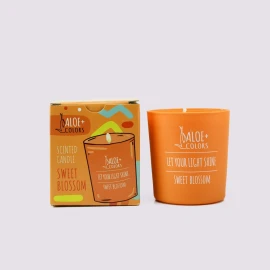 Aloe+ Colors Sweet Blossom Scented Soy Candle Κερί Σόγιας με Άρωμα Βανίλια Πορτοκάλι, 220g