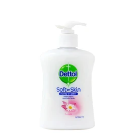 Dettol Liquid Antibacterial Hand Wash, Αντιβακτηριδιακό Υγρό Κρεμο-σάπουνο με Eκχύλισμα Xαμομηλιού με Αντλία (Θρεπτικό) 250ml 