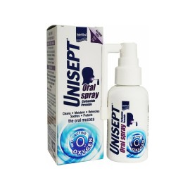 Intermed Unisept Oral Spray With Carbamide Peroxide, Στοματικό Εκνέφωμα για την Υγιεινή Φροντίδα της Στοματικής Κοιλότητας 50ml