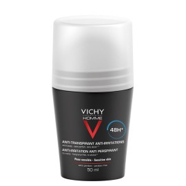 Vichy Homme Roll On Sensitive Skin 48h, Ανδρικό Αποσμητικό για ευαίσθητες επιδερμίδες 50ml