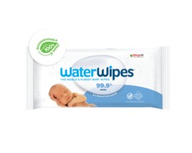 WaterWipes, Βρεφικά Υγρά Μαντηλάκια με 99,9% Νερό και Μία Σταγόνα από Γκρέϋπφρουτ 60μωρομάντηλα