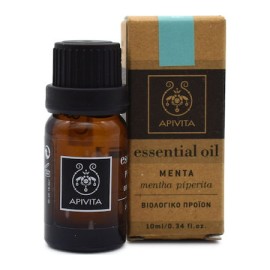 Apivita Essential Oil Peppermint, Αιθέριο Έλαιο με Άρωμα Μέντα για Φρεσκάδα 10ml